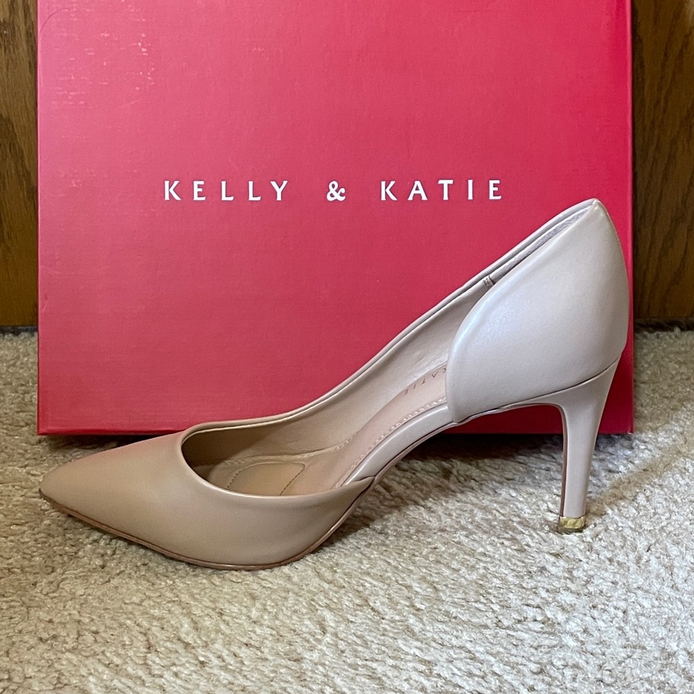 Kelly and Katie Driella Beige Nude Pump